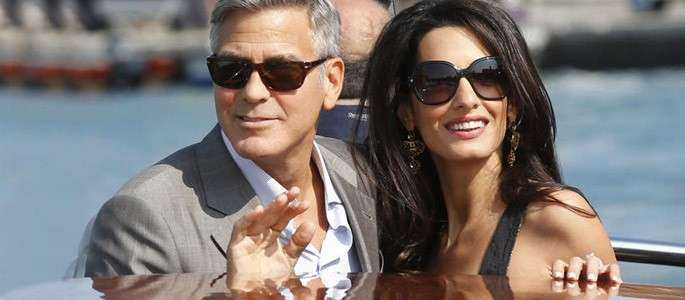 George Clooney s-a însurat la Greek Palace, din Veneţia