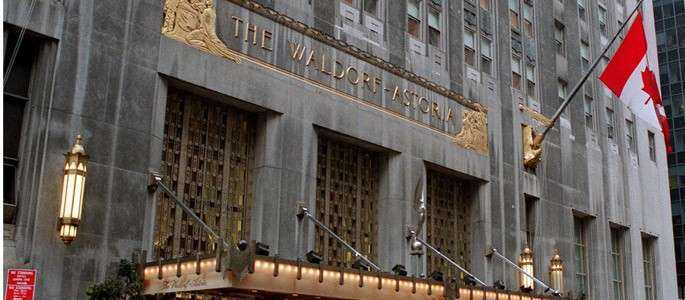 Hilton vinde Waldorf Astoria cu două miliarde de dolari