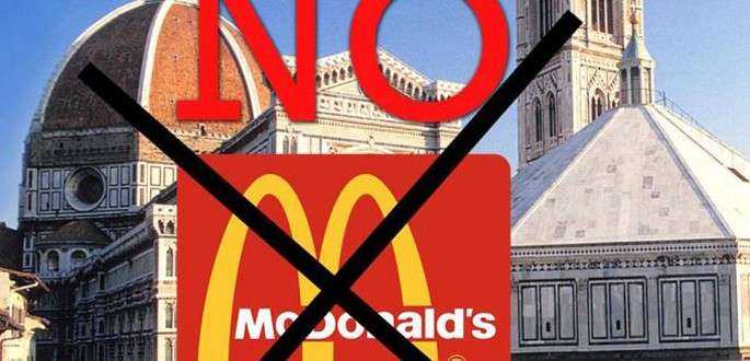 NU McDonald în Florența! Compania dă Primăria în judecată