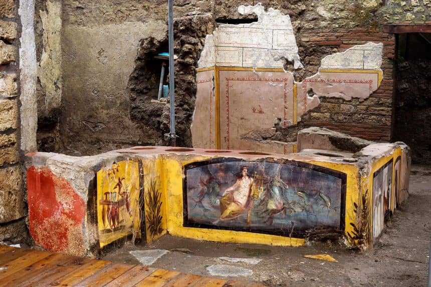 Arheologii descoperă mâncarea de stradă în Pompei
