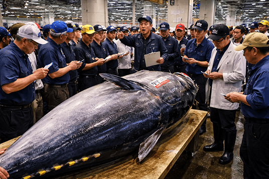 Un ton uriaș, un preț amețitor. Povestea peștelui care a făcut senzație la Tokyo